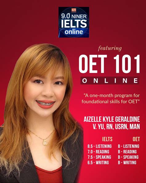 9.0 NINER IELTS OET PTE Davao .